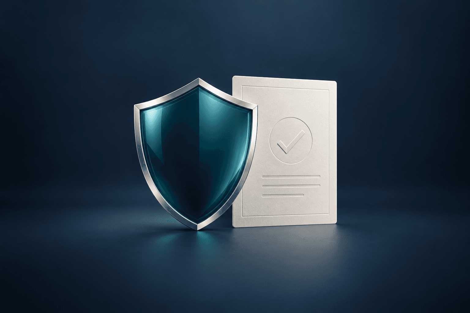 Protective shield and insurance policy document